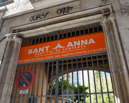 L’Hospital de Campanya de la Parròquia de Santa Anna, guardonat amb el Reconeixement Mounier